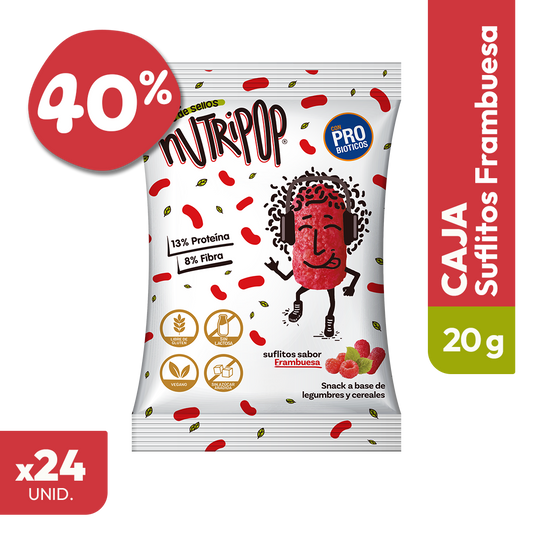 Suflitos Sabor Frambuesa 20grs (24 unidades)