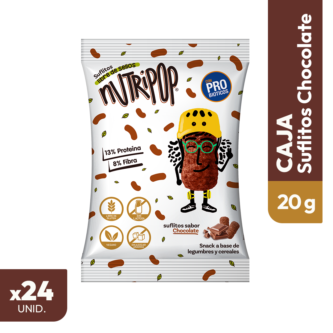Suflitos Chocolate 20grs (24 unidades)