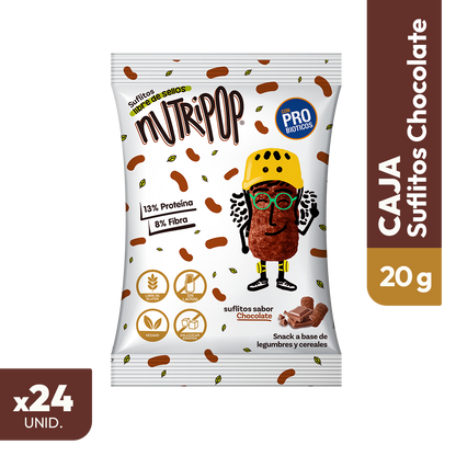 Suflitos Chocolate 20grs (24 unidades)