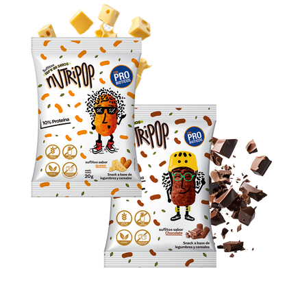 Pack Suflitos Sabor Queso y Chocolate 20grs (48 unidades)