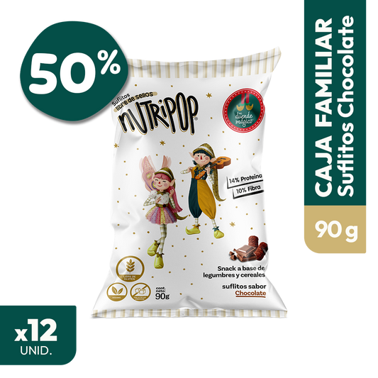 Suflitos Familiar Sabor Chocolate Duende Mágico (20 unidades)