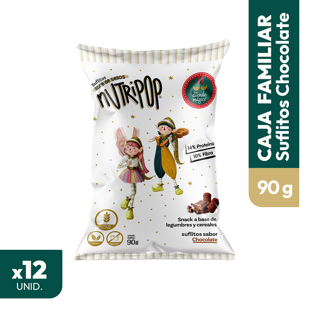 Suflitos Familiar Sabor Chocolate Duende Mágico (20 unidades)