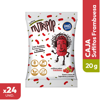 Suflitos Sabor Frambuesa 20grs (24 unidades)