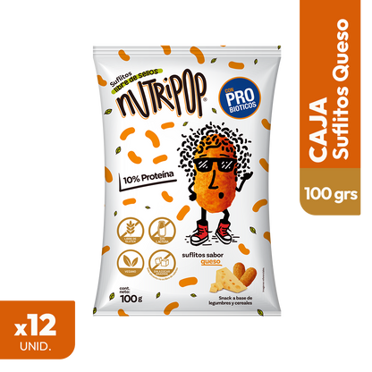 Suflitos Sabor Queso 100 grs (12 unidades)