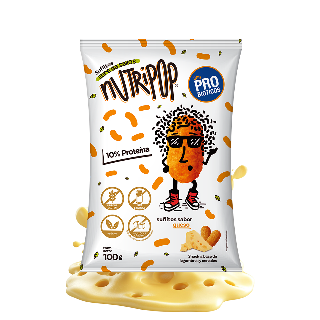 Suflitos Sabor Queso 100 grs (12 unidades)