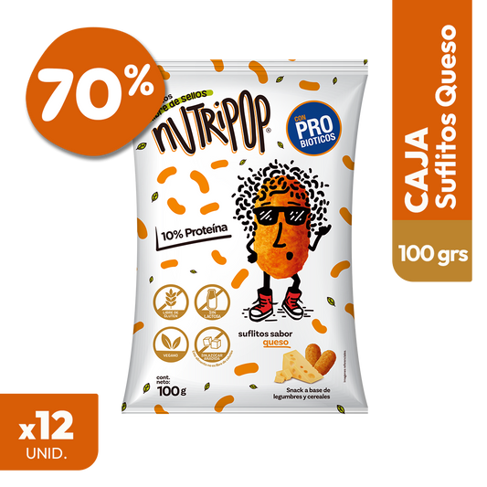 Suflitos Sabor Queso 20 grs (24 unidades)